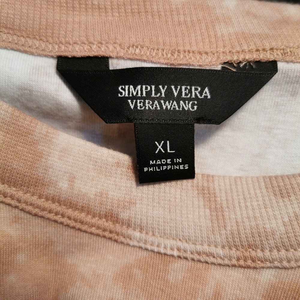 NWT Simply Vera Wang tie dye crop tank top, XL - Picture 4 of 4
